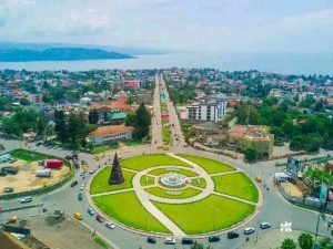 Vue aérienne de la Ville de Goma-Kivumorningpost