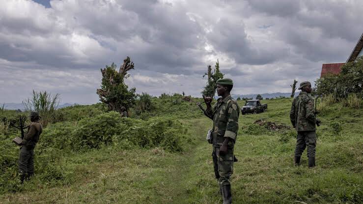 Les FARDC aux alentours de Sake dans le territoire de Masisi. Kivumorningpost