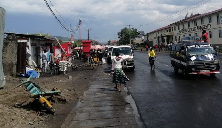 Dans les rues de Goma, au quartier Kyeshero