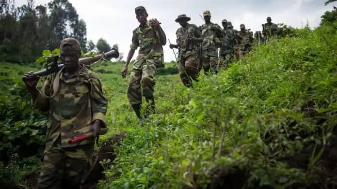 Photo d'illustration : Les éléments du m23 dans le village de MWESO en Territoire de MASISI