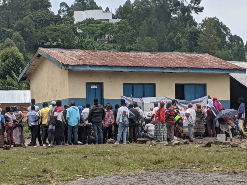 Centre d'enrôlement au quartier lac vert à Goma