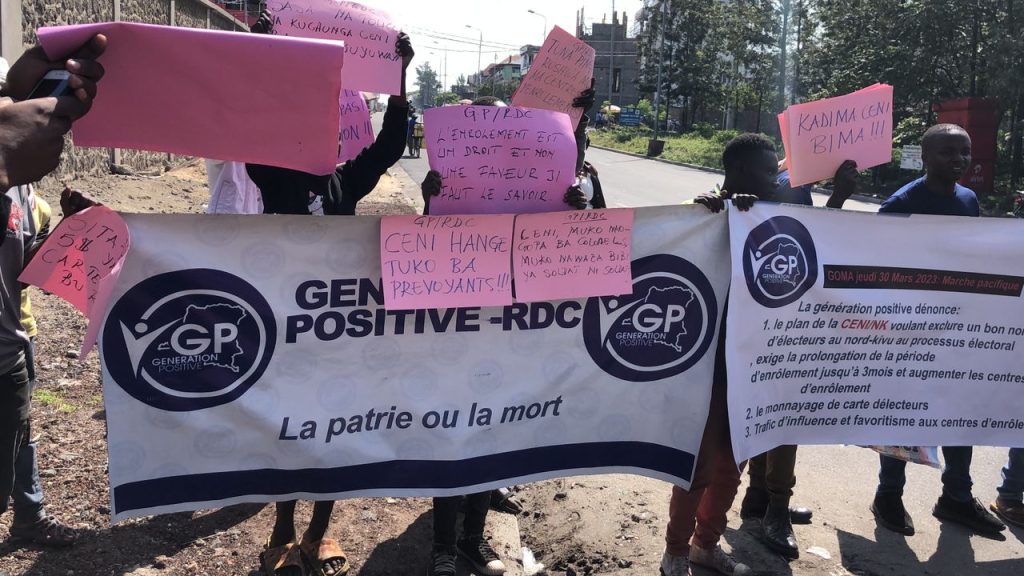 Le mouvement citoyen Génération Positive de la ville de Goma en marche