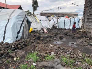 Goma : Les déplacés des guerres cantonnés au site du quartier Majengo plaident pour une assistance humanitaire camp