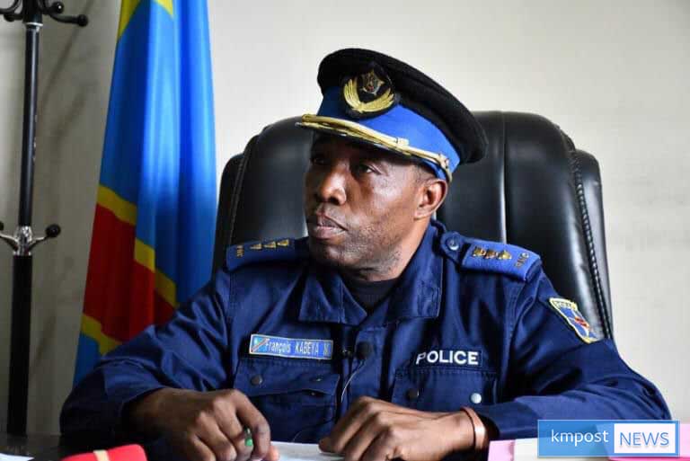 Le Commissaire supérieur Principal de la ville de Goma