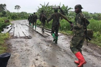 Les troupes du M23 dans le territoire de MASISI