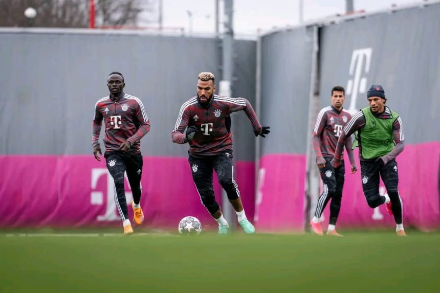 Le FC Bayern München dans l'entrainement