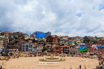 Au Rond-Point dans la ville de Bukavu