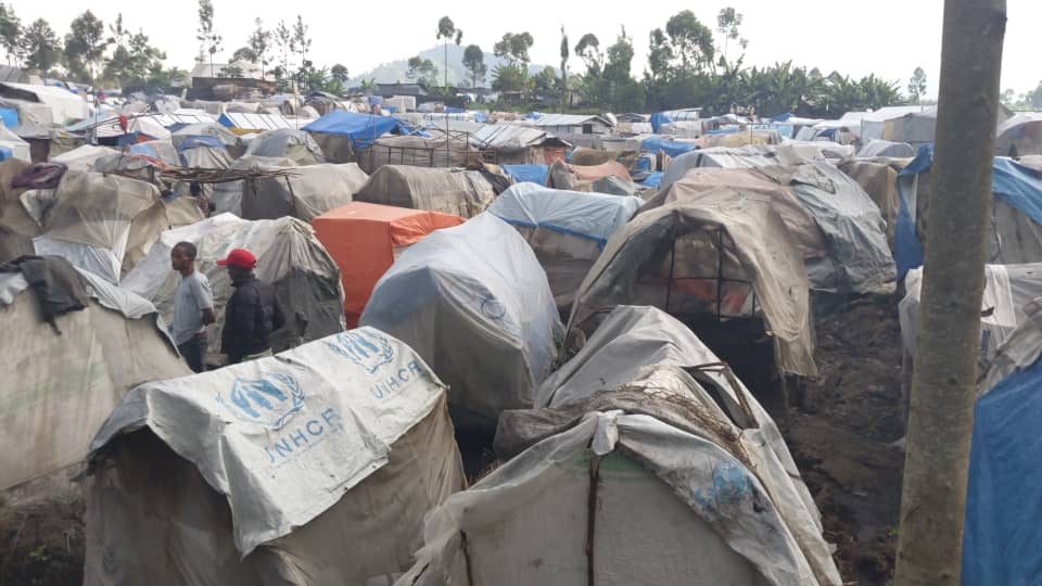 Camp de déplacées de RUSAYO dans le village de NYIRAGONGO