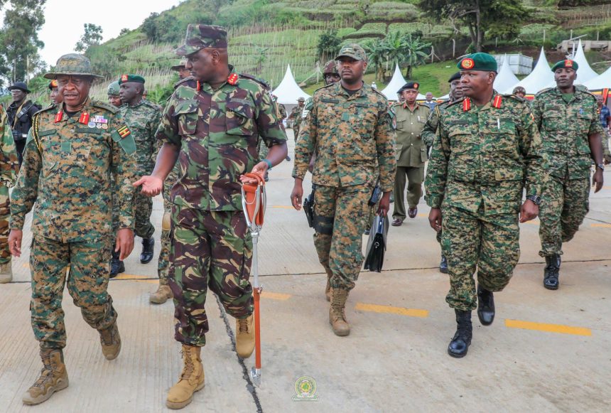 Les forces de l'EAC a Rumangabo