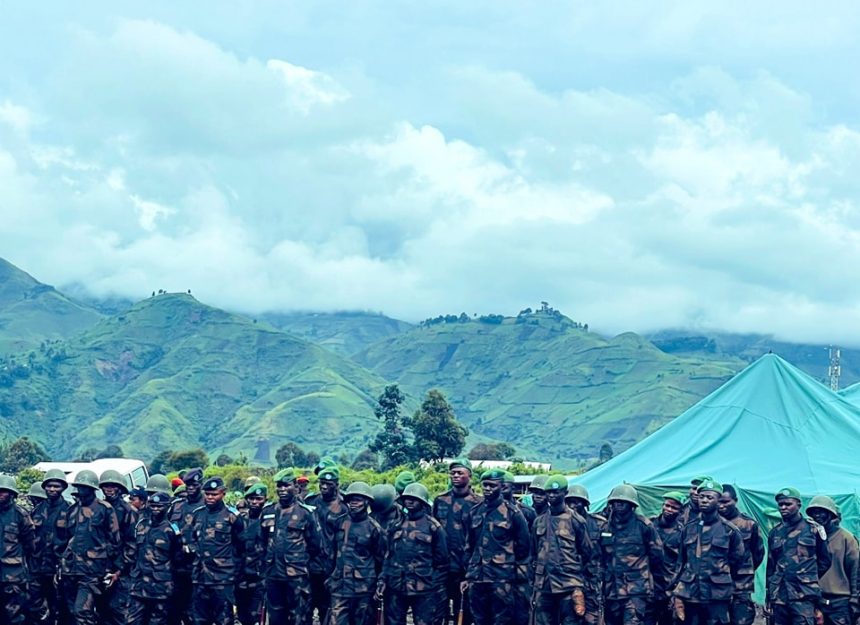 Les nouvelles unités des forces armées congolaises (FARDC) se trouvant au centre de Mubambiro