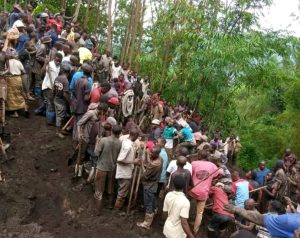 Éboulement de terre a Musenge dans le territoire de MASISI