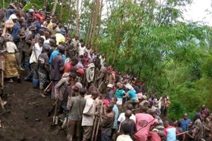 Éboulement de terre a Musenge dans le territoire de MASISI