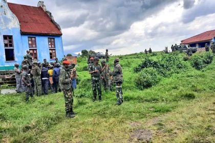 Les rebelles du M23 a Rumangabo