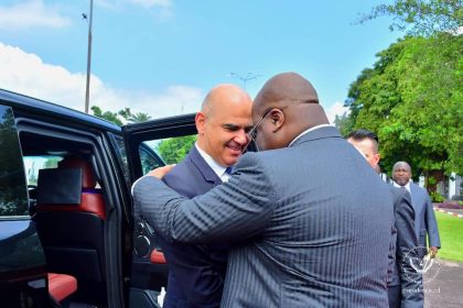 Président de la Suisse avec Le Président de la RDC