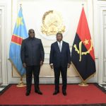 Le Président de la République, Félix Antoine Tshisekedi Tshilombo et son homologue de la République d'Angola