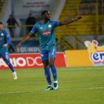 L'international congolais Yannick Bolasie en plein match