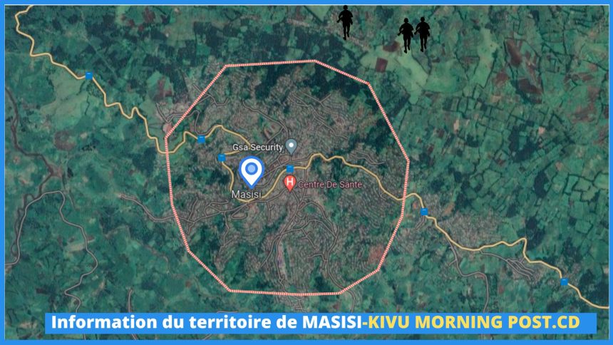 Territoire de MASISI sur Google Maps