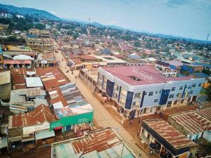 Beni-sécurité : Une femme d'un pasteur assassiné en pleine ville Vue de la ville de BENI au Nord-Kivu