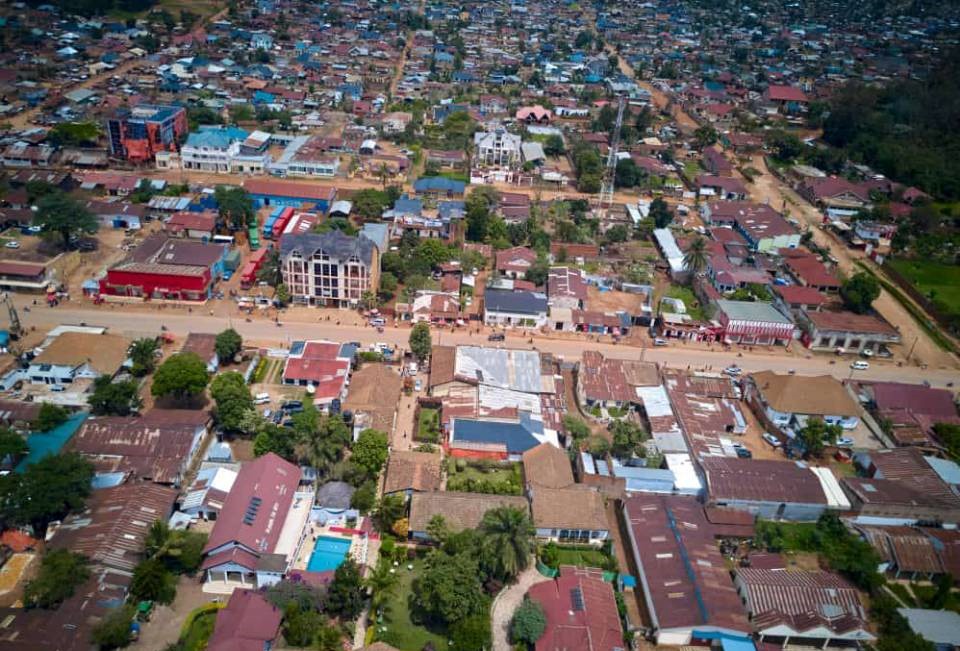 Image d'illustration : Vue de la ville de BENI au Nord-Kivu