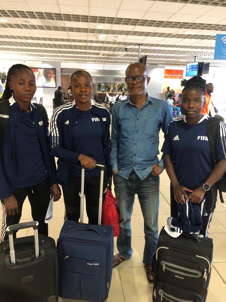 Rachel Zihindula et ses collègues arbitres