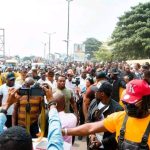 Manifestations dans la ville, province de Kinshasa