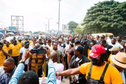 Manifestations dans la ville, province de Kinshasa