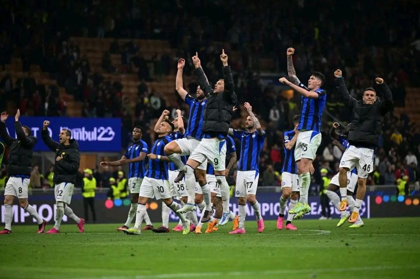 Célébration du succès de L'Inter Milan