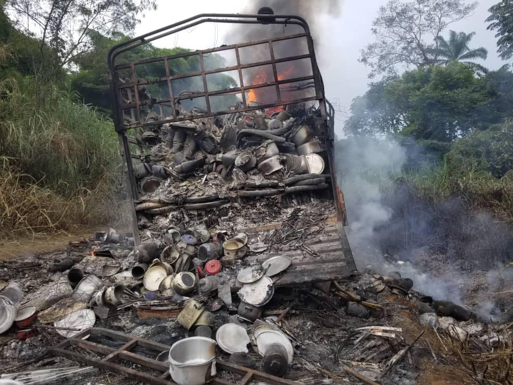 Un convoi des véhicules qui quittaient Komanda dans le territoire d'Irumu en Ituri attaqué par les terroristes ADF