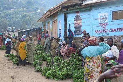 Marché de Banane plantain dans le Masisi Centre