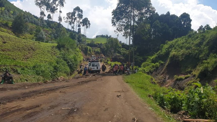 la route Sake Mushaki à l’endroit communément appelé Dawurimwijuru.