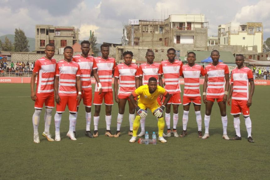 Le FC Mwangaza de Goma au stade de l'Unité