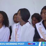 Les candidates au concours Miss Kivu qui réunit les provinces du Nord-Kivu et du Sud-Kivu