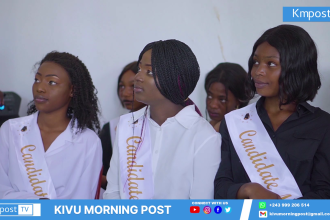 Les candidates au concours Miss Kivu qui réunit les provinces du Nord-Kivu et du Sud-Kivu