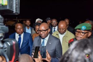 Le premier ministre Jean-Michel Sama Lukonde est arrivé à Goma, chef-lieu de la province du Nord-Kivu pour assister les sinistrés de Kalehe