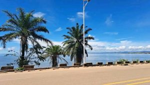 Ici nous sommes à Kalemie au bord du lac Tanganyika