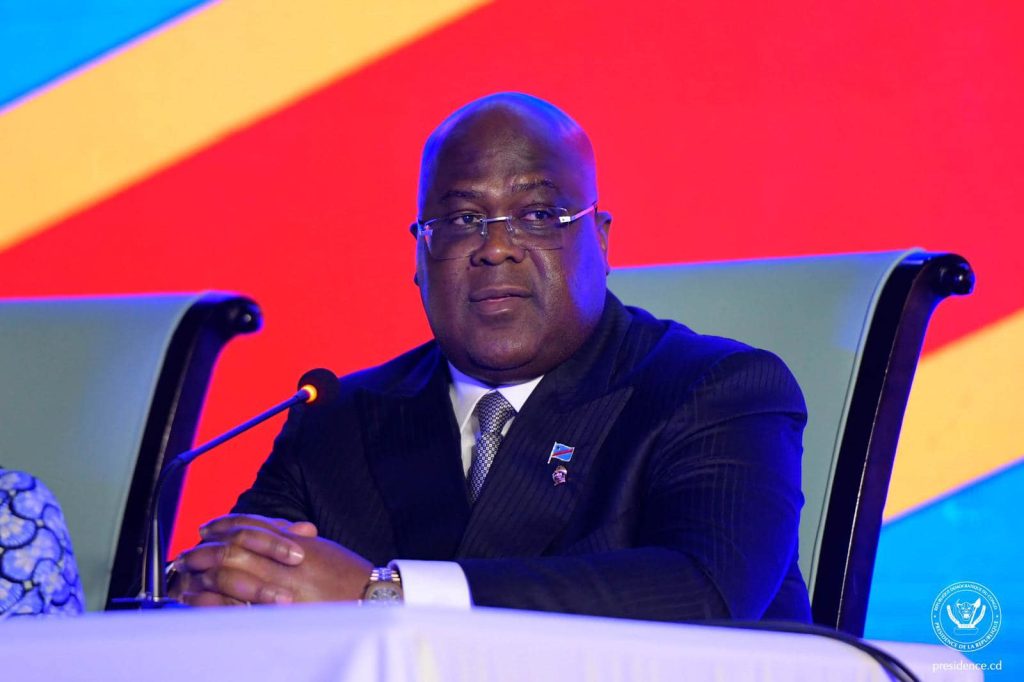Le président de la république Félix Antoine Tshisekedi Tshilombo