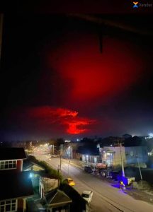 Le volcan Nyiragongo en éruption