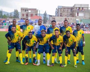 Le onze de départ de l'AS Kabasha contre le DC Virunga avec Jonathan Bishweka
