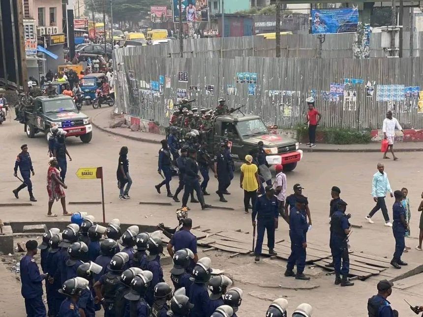 Une marche de l'opposition contre le régime de Félix Antoine Tshisekedi à été organisé par 4 principaux leaders de l'opposition