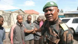 Les rebelles du M23 capturées à Goma