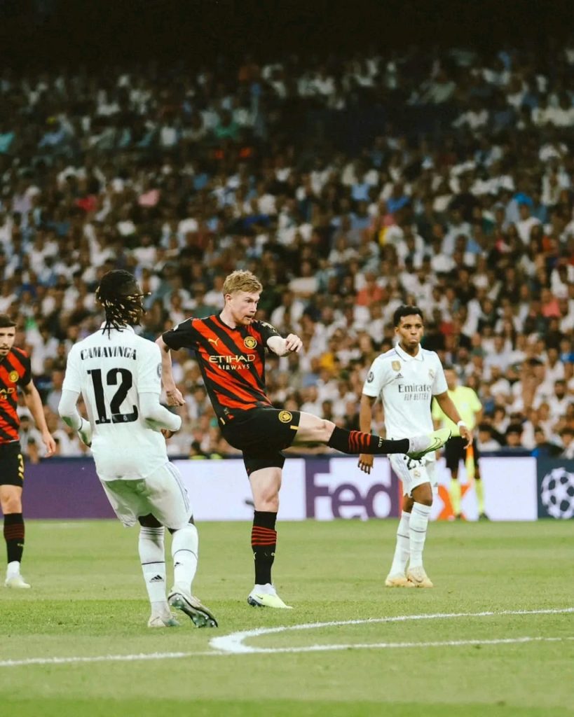 Le Real Madrid vs Manchester city au Santiago Bernabéu