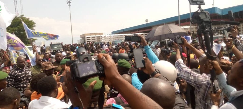 Le ministre de la défense nationale congolaise vient d'arriver à Goma