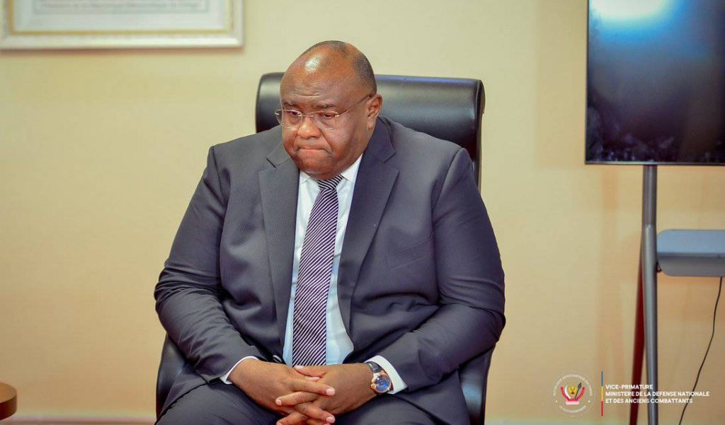 Le vice-Premier ministre et ministre de la Défense, Jean-Pierre Bemba