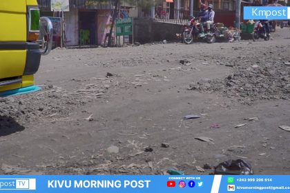 Dans les rues de la ville de Goma en province du Nord-Kivu