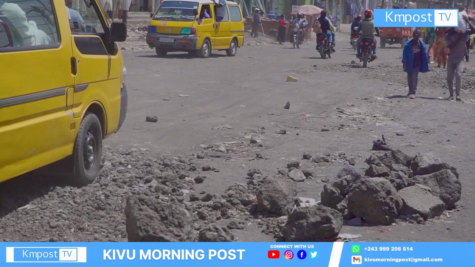 Le tronçon routier néo apostolique station simba n'est pas construit jusqu'à ce jour