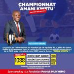 Le tournoi de football de la paix Initiative du jeune Notable de Goma Hyacinthe Birere