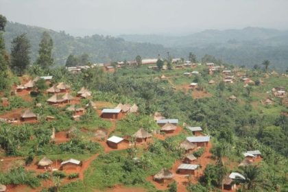 Un village dans le territoire de Lubero