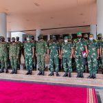 Le chef d'état-major des FARDC, le général Célestin Mbala Mussense est en visite officielle au Rwanda