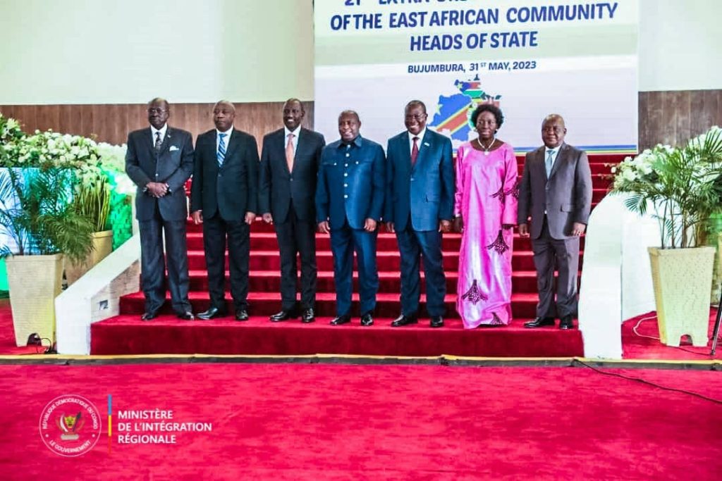 21ᵉ sommet extraordinaire des Chefs d'Etats de l'EAC qui s'est tenu à BUJUMBURA