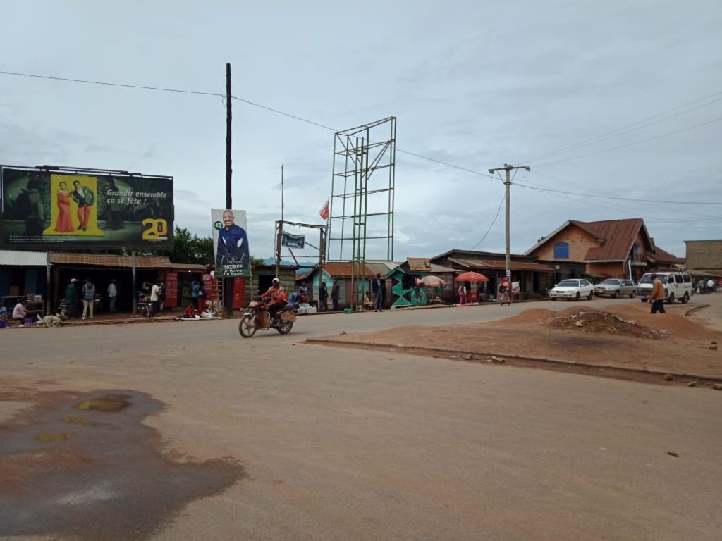 Vue près du rond-point njiapanda à Butembo